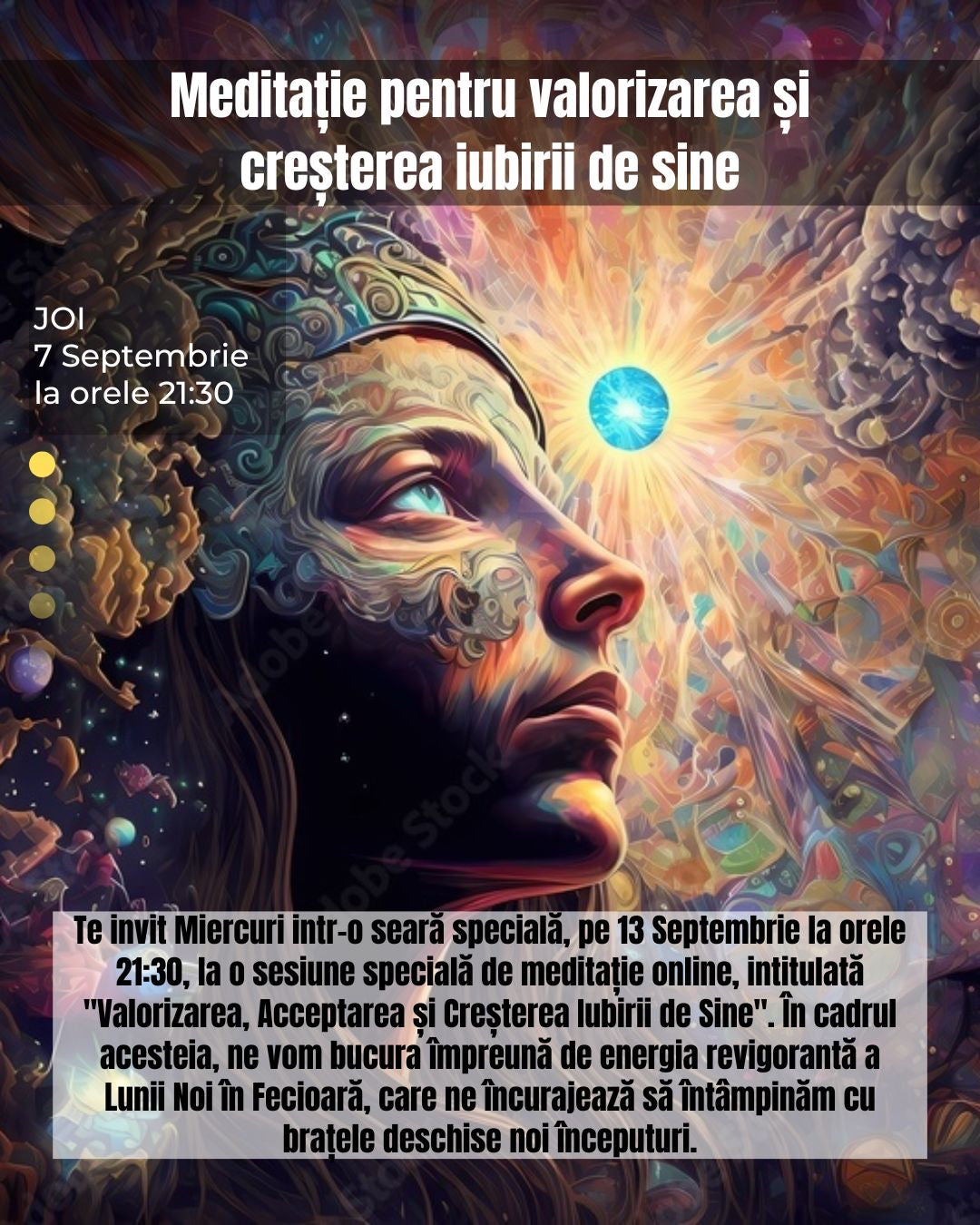 Meditație pentru valorizarea și creșterea iubirii de sine