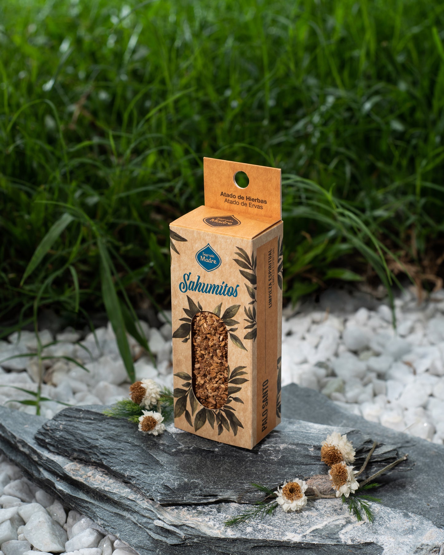 Baghetă S de smudging cu Palo Santo pentru curățare spirituală (SAGRADA MADRE – Sahumito)