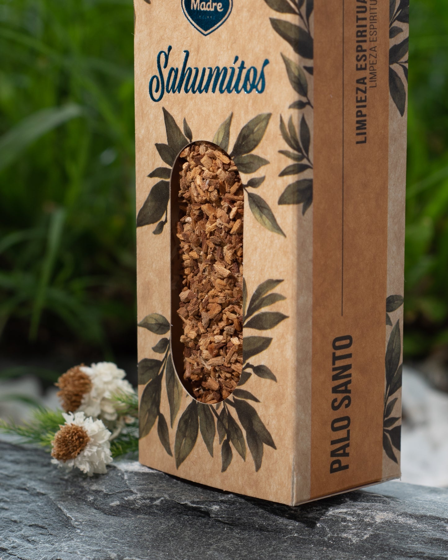 Baghetă S de smudging cu Palo Santo pentru curățare spirituală (SAGRADA MADRE – Sahumito)