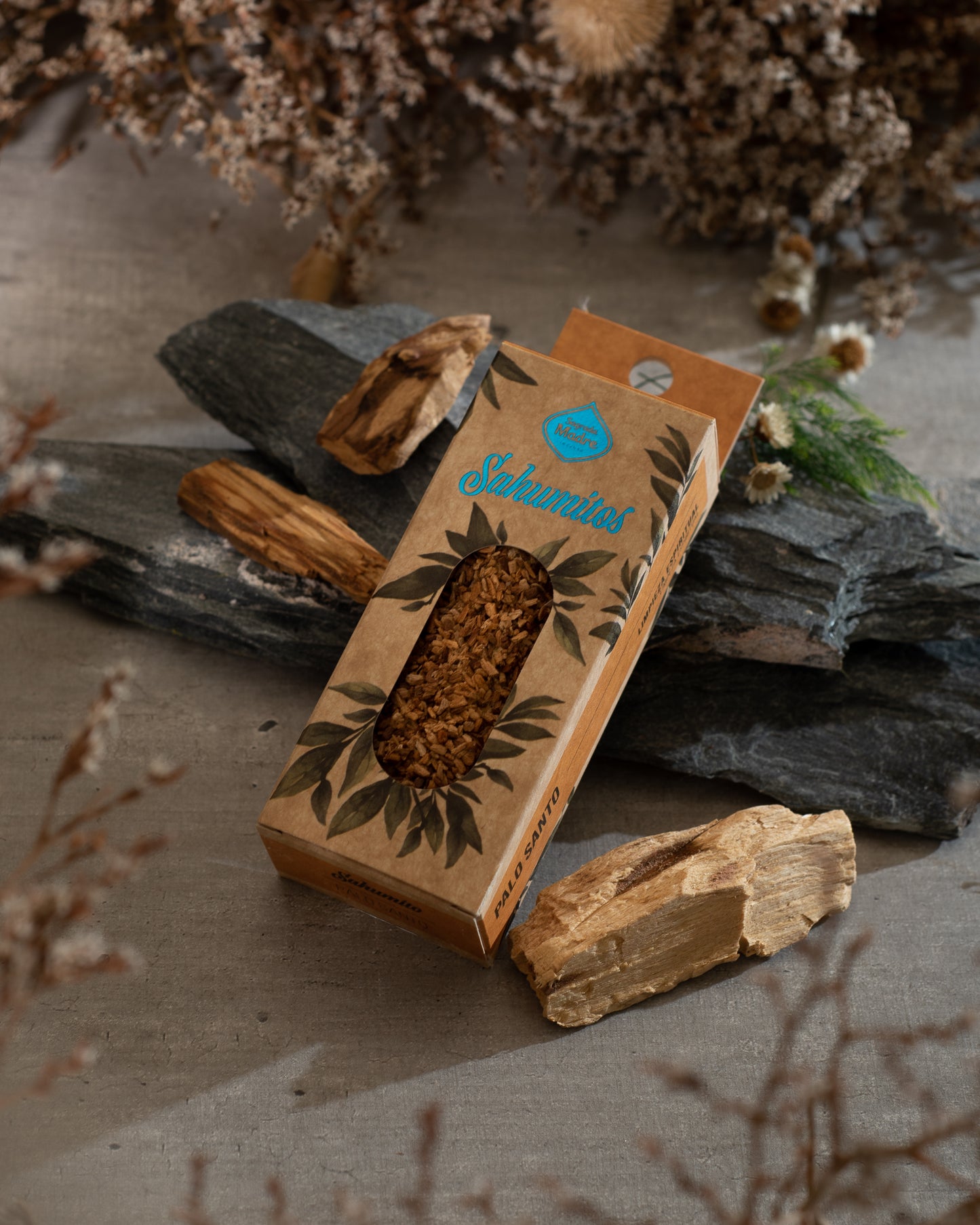 Baghetă S de smudging cu Palo Santo pentru curățare spirituală (SAGRADA MADRE – Sahumito)