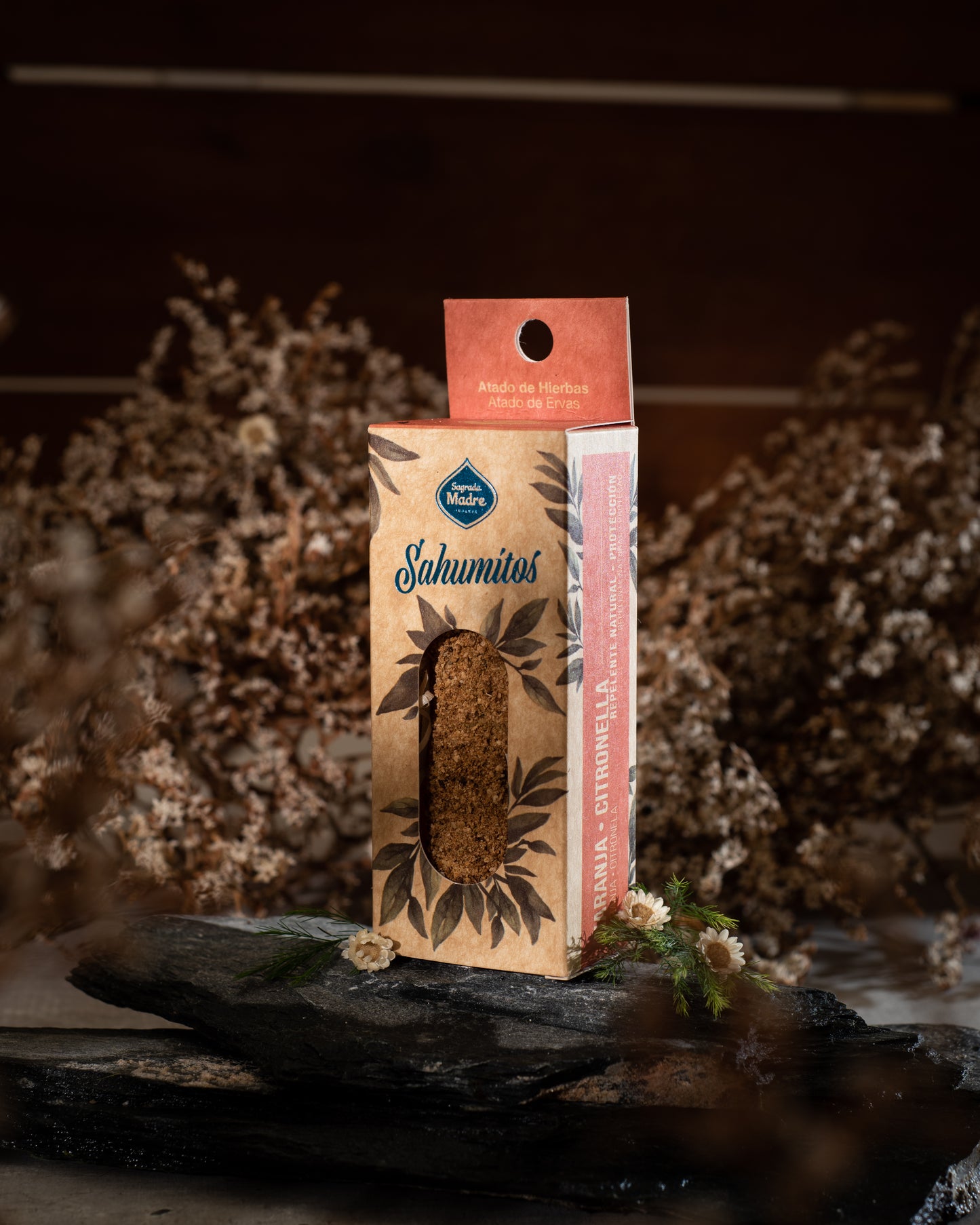 Baghetă S de smudging cu Portocală și Lemongrass pentru respingerea energiilor negative, energie și creativitate (SAGRADA MADRE – Sahumito)
