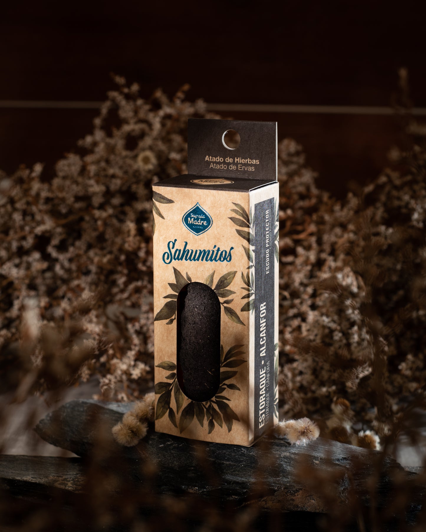Baghetă S de smudging cu Storax și Camfor pentru protecție și claritate (SAGRADA MADRE – Sahumito)