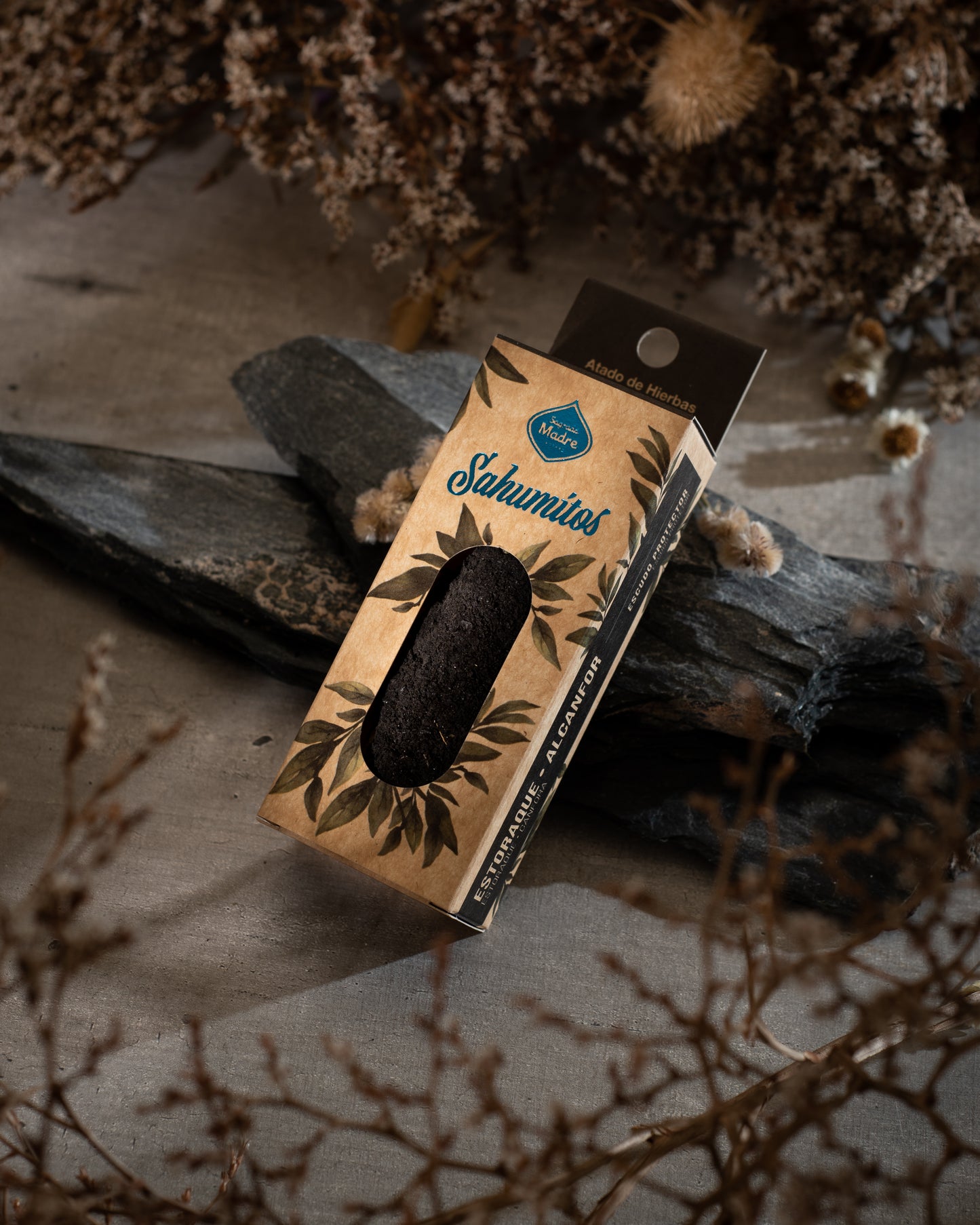 Baghetă S de smudging cu Storax și Camfor pentru protecție și claritate (SAGRADA MADRE – Sahumito)
