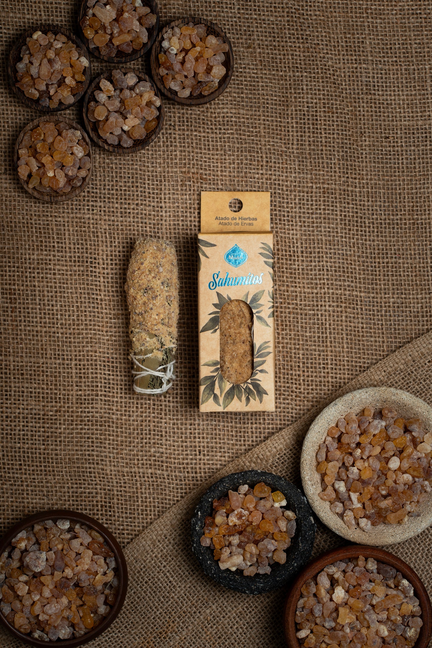 Baghetă S de smudging cu Tămâie pentru curățare energetică și purificare (SAGRADA MADRE – Sahumito)