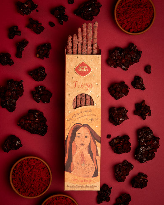 Bețișoare parfumate FOC cu Sângele Dragonului pentru putere și forță (SAGRADA MADRE – 5 elemente)