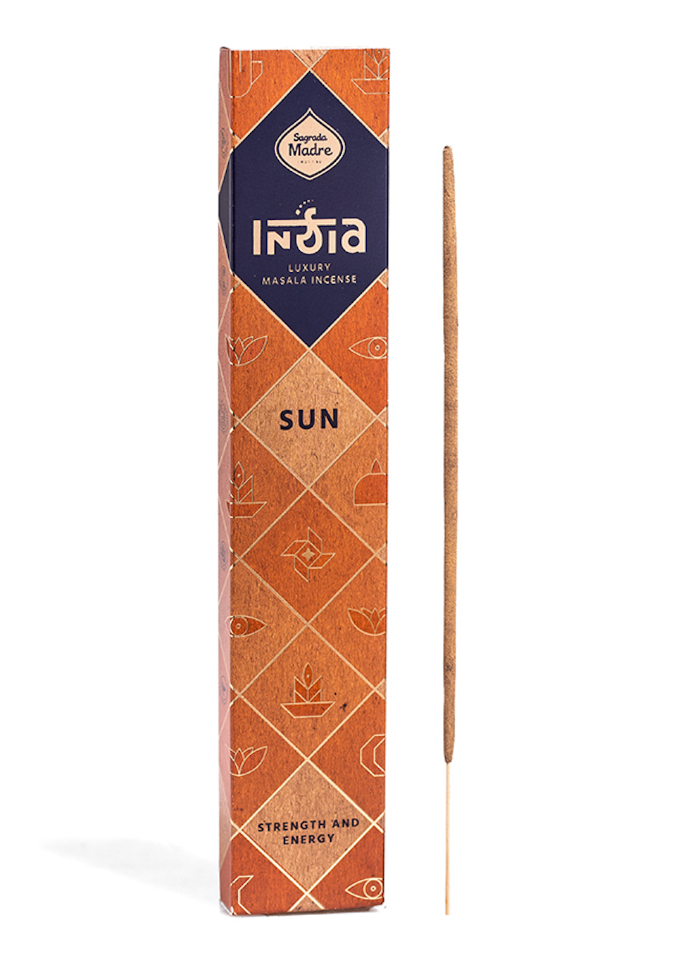 Bețișoare parfumate Sun pentru putere și energie (SAGRADA MADRE – India Masala)