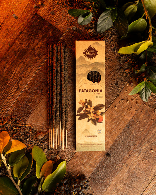 Bețișoare parfumate cu Neroli pentru echilibru emoțional și deschidere sufletească (SAGRADA MADRE – Patagonia)