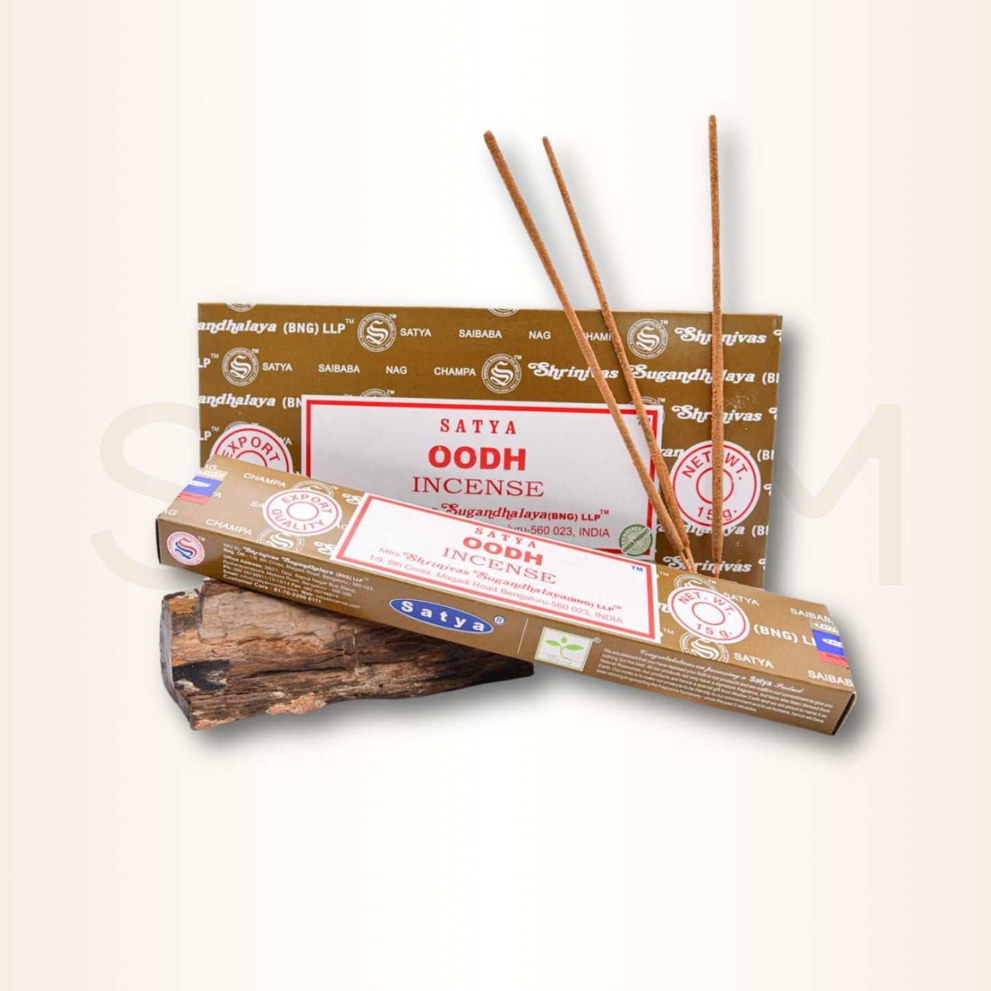 Bețișoare parfumate cu Oudh pentru protecție, putere și senzualitate (SATYA)
