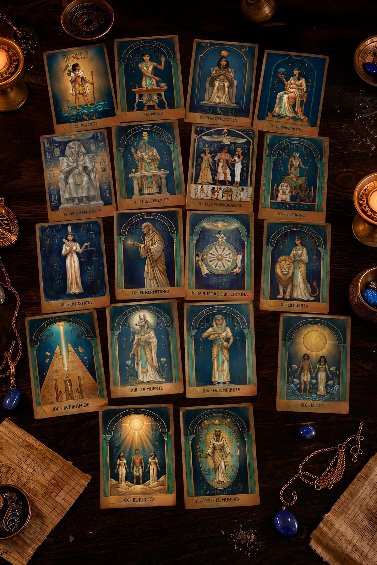 Bețișoare parfumate cu Oud pentru protecție spirituală, înțelepciune și dezvoltarea intuiției (SAGRADA MADRE - Tarot Egipcio)