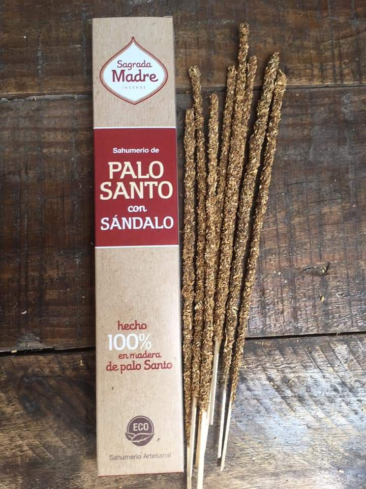 Bețișoare parfumate cu Palo Santo și Santal pentru introspecție și pace interioară (SAGRADA MADRE – Palo Santo Linea)