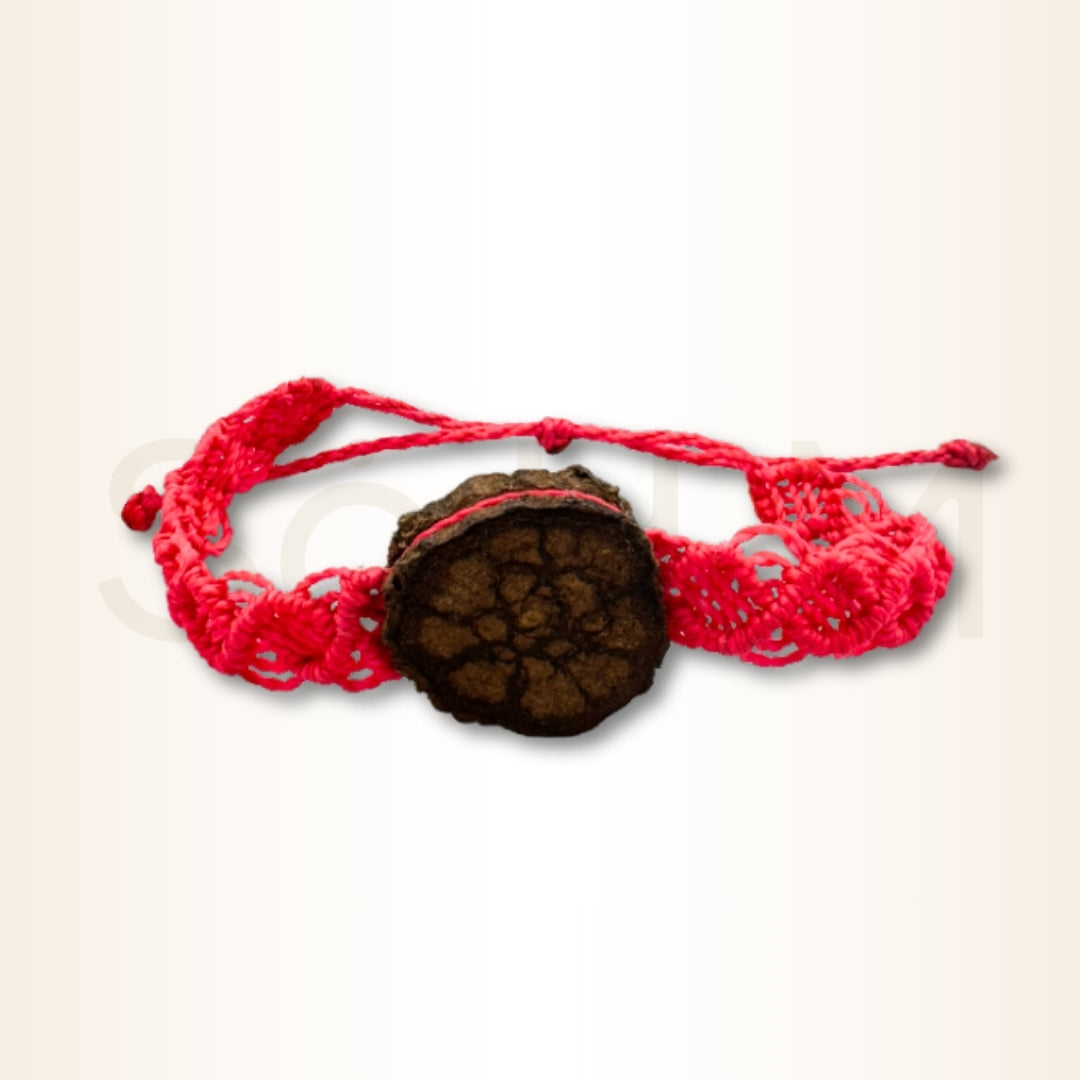 Brățară Șamanică peruană împletită cu lemn de Ayahuasca pentru dragoste