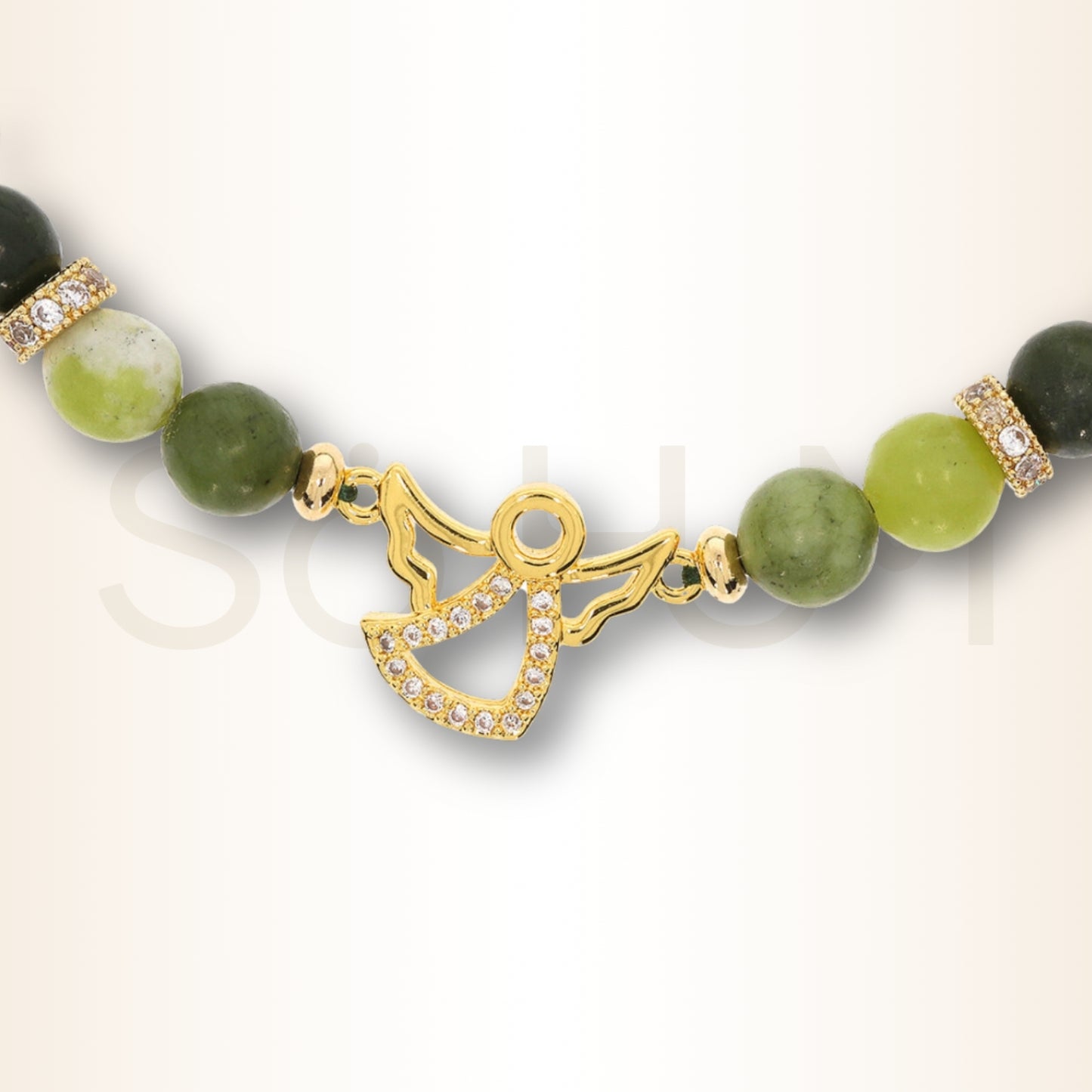 Brățara iubirii vindecătoare Divine cu Arhanghelul Chamuel și Jad Nefrit