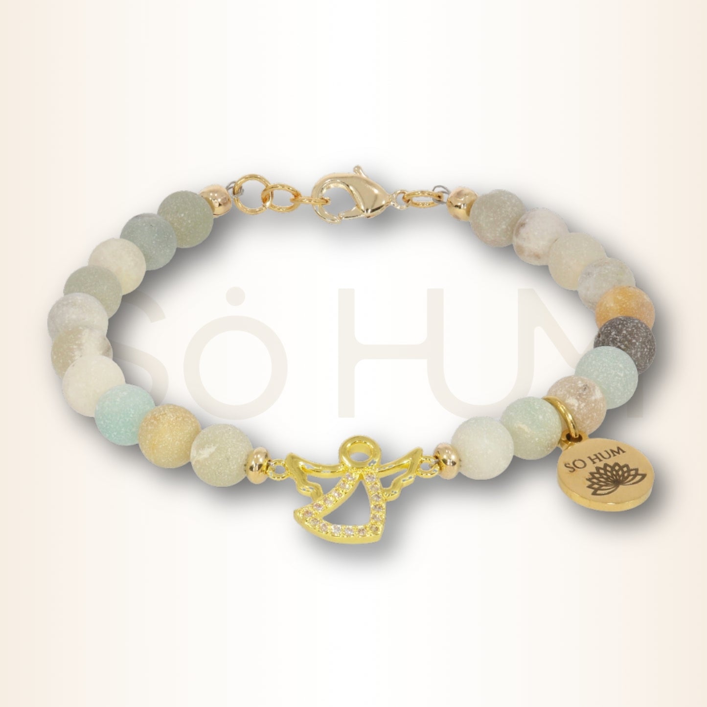 Brățara puterii și a conectării Divine cu Arhanghelul Sandalphon și cristale de Amazonit