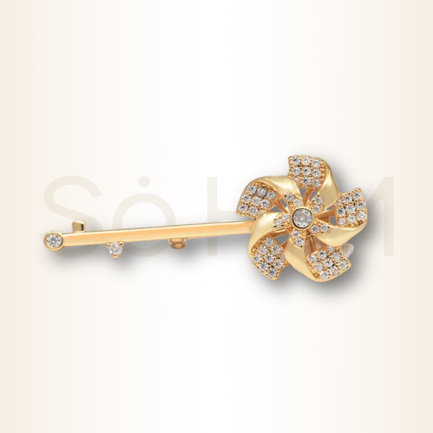 Broșă cu elicea aducătoare de noroc - pentru transformarea ghinionului în noroc