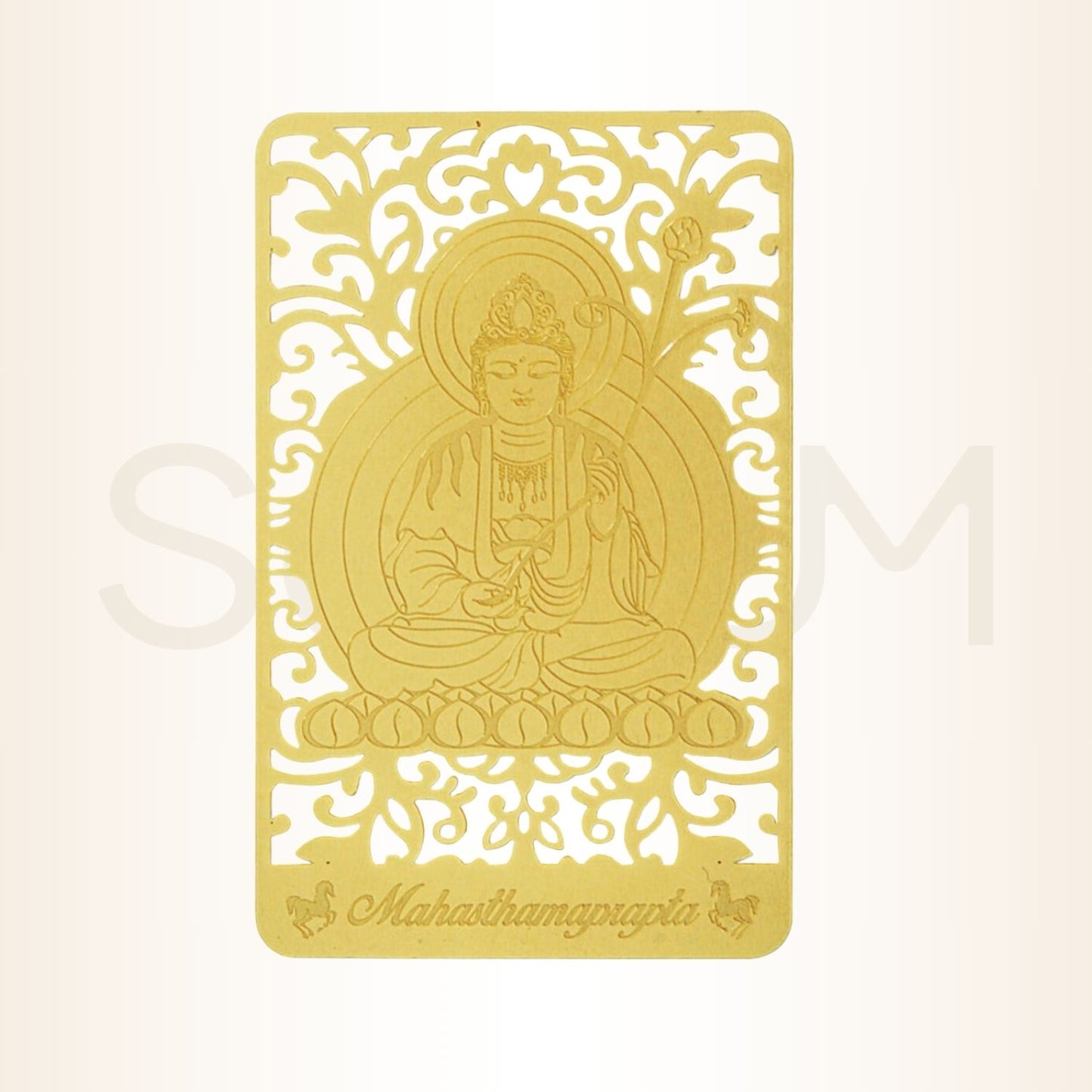 Card cu Mahasthamaprapta pentru înțelepciune și ghidare divină