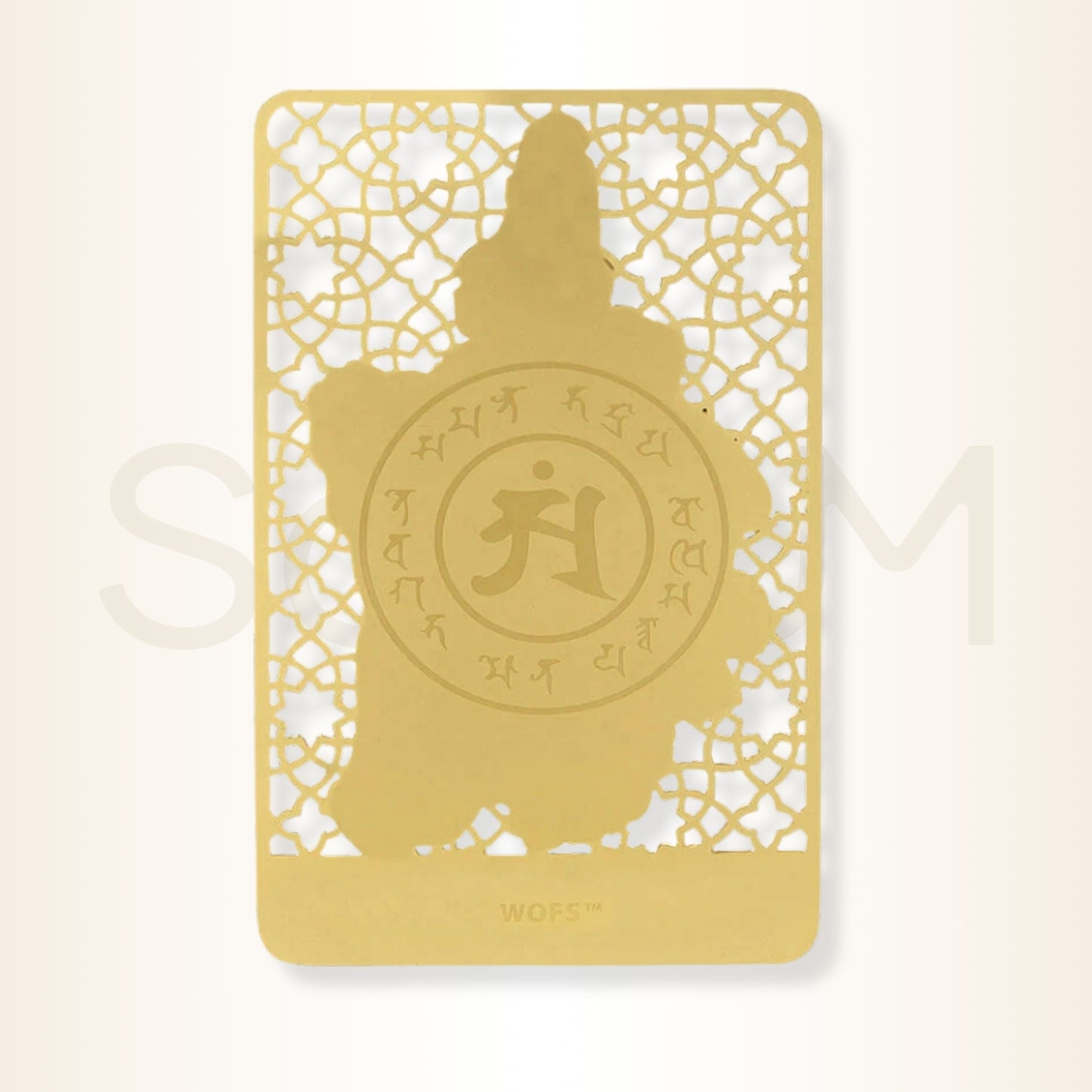 Card cu Samantabhadra (Pu Hsien Pusa) - pentru protecție și noroc