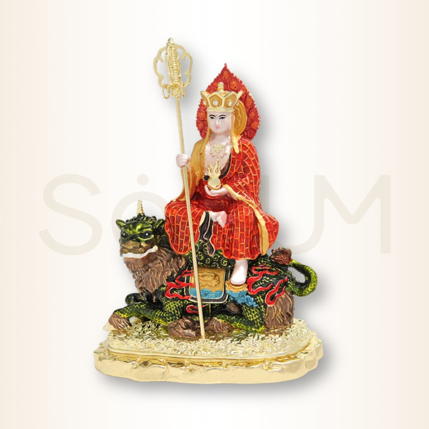 Chi Lin cu Ksiddigarbha - pentru protecție, binecuvântări și pace