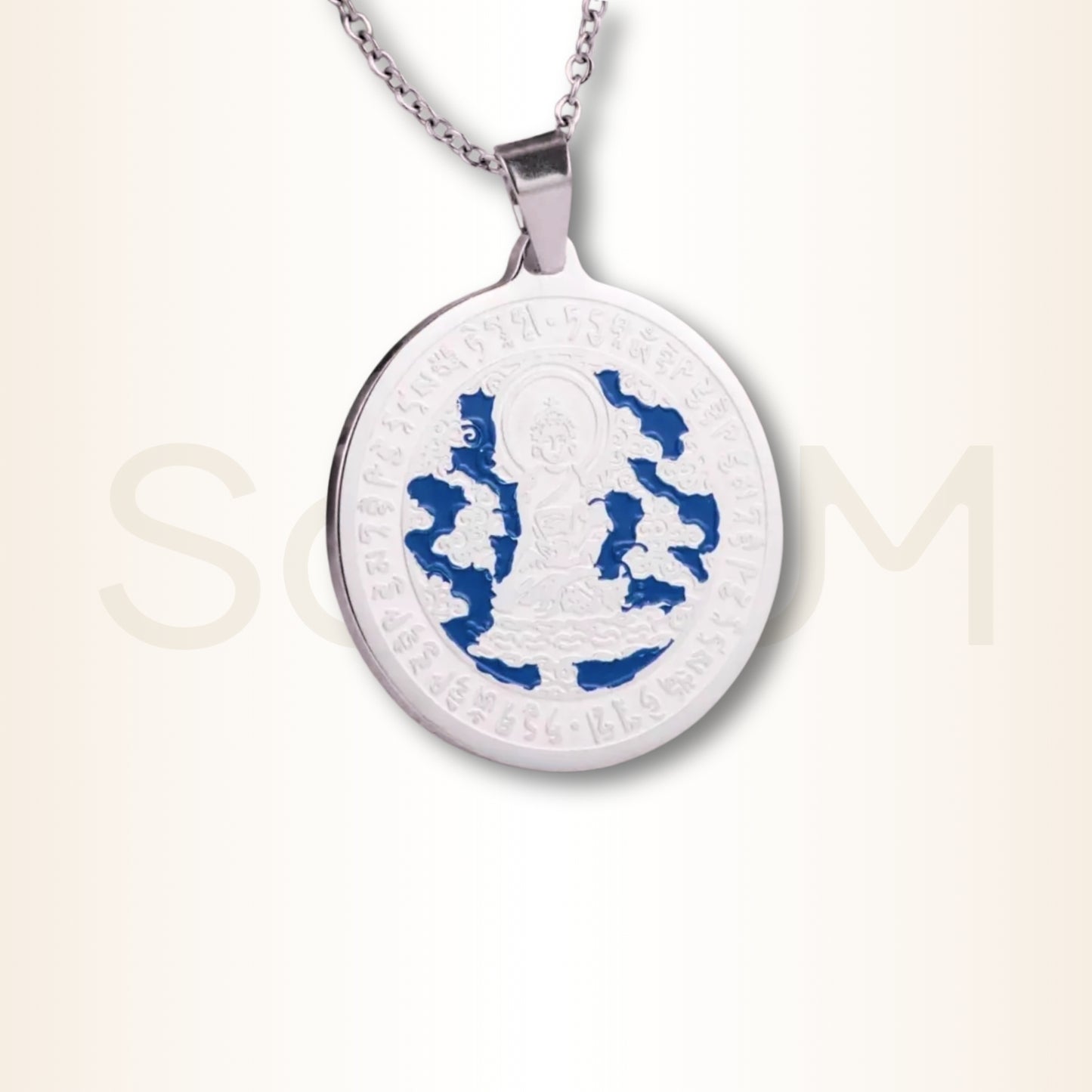 Colier cu Buddha Medicine și mantra de protecție a sănătății