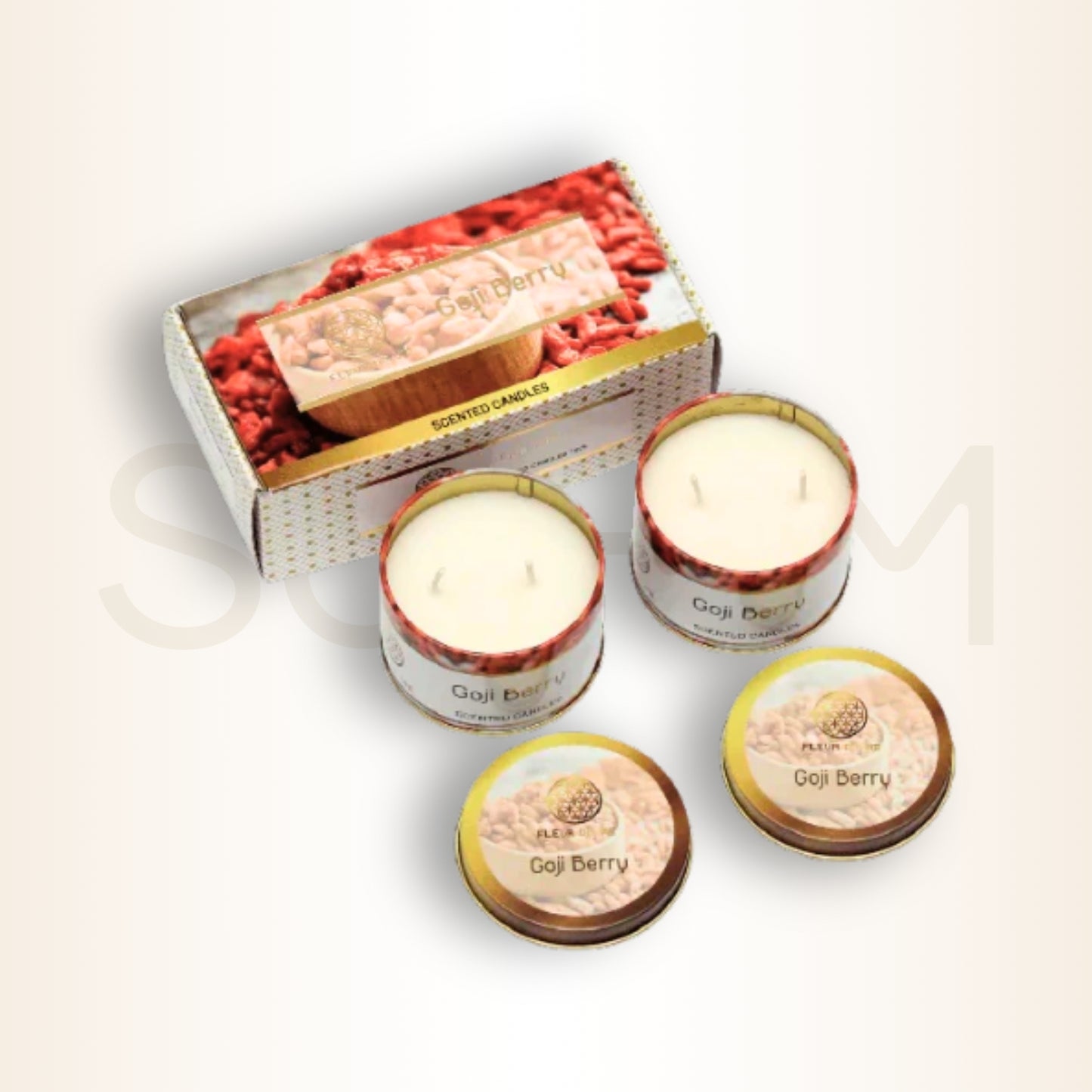 FLEUR DE VIE – GOJI BERRY - Lumânări parfumate luxuriante pentru revitalizarea energiei personale