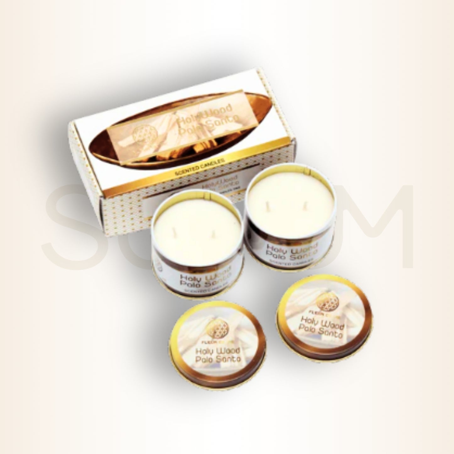 FLEUR DE VIE – PALO SANTO - Lumânări parfumate luxuriante pentru curățarea profundă și purificarea spațiului