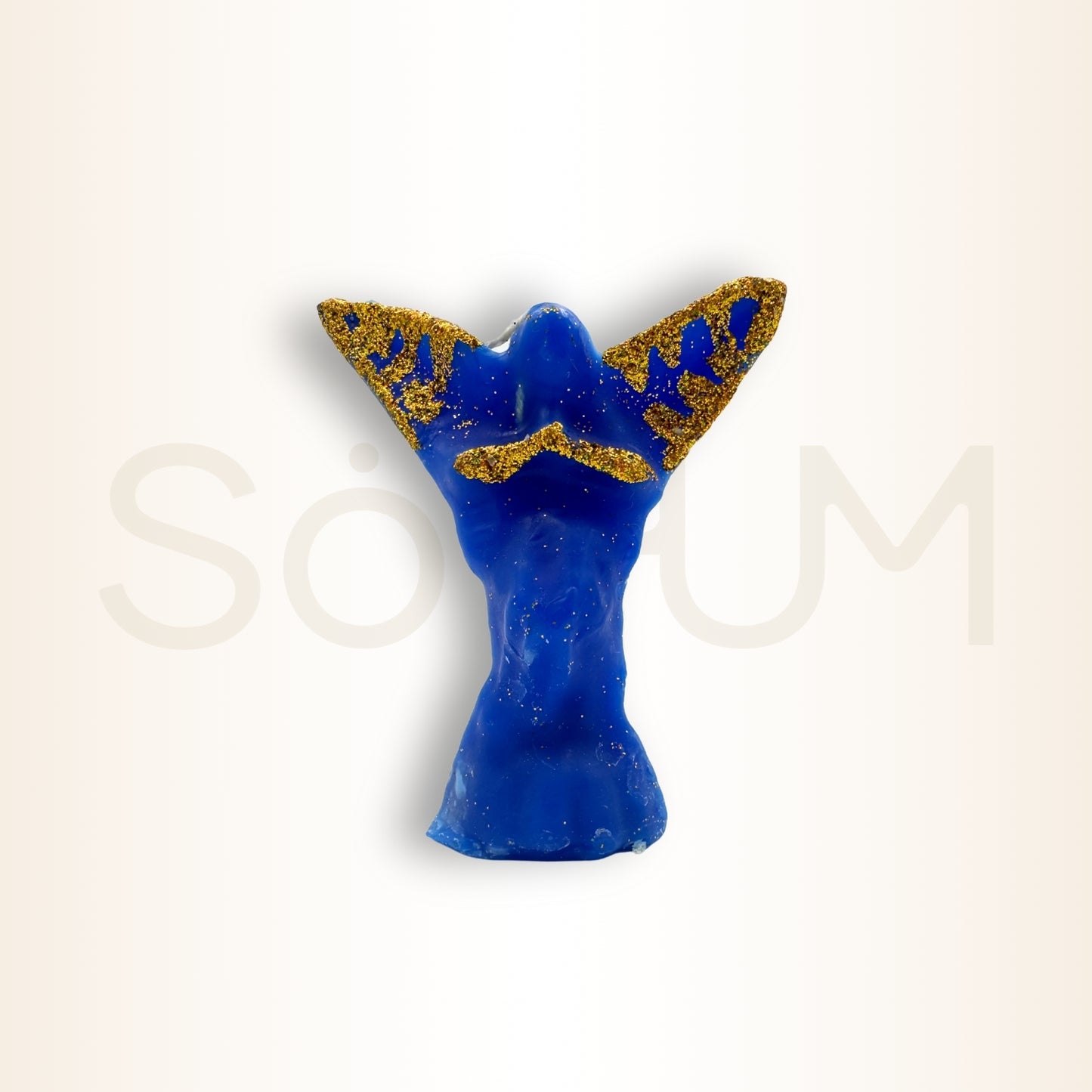 Lumânare ritualizată peruană Îngerul Abundenței și al Câștigurilor pentru protecția afacerii și atragerea prosperității