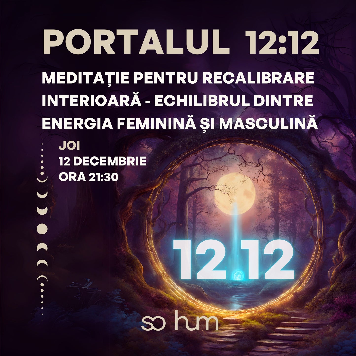 Portalul 12.12: Meditație pentru recalibrare interioară - echilibrul dintre energia feminină și masculină