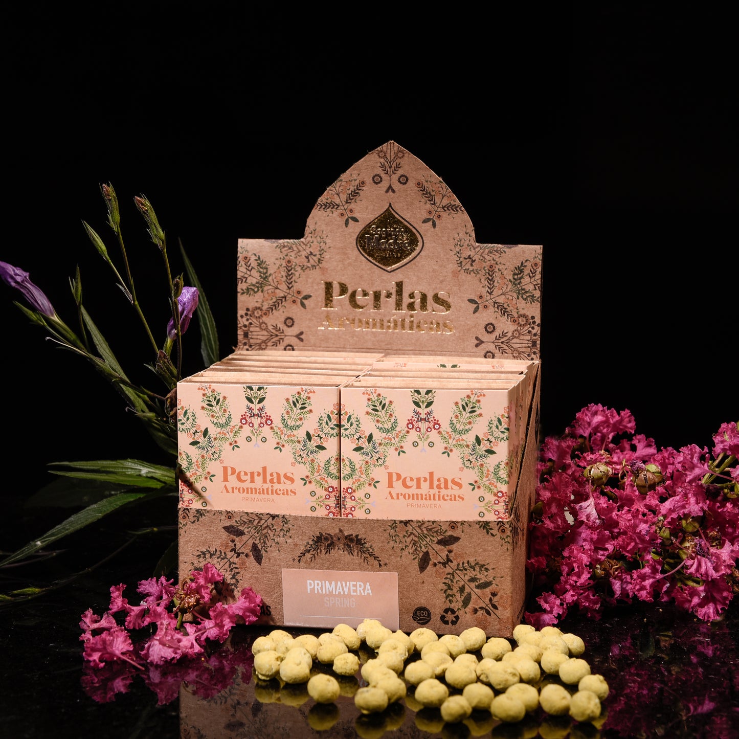 Perle aromatice cu Arome de Primăvară pentru regenerare, vindecare și energie pozitivă (SAGRADA MADRE - Perlas Aromaticas)