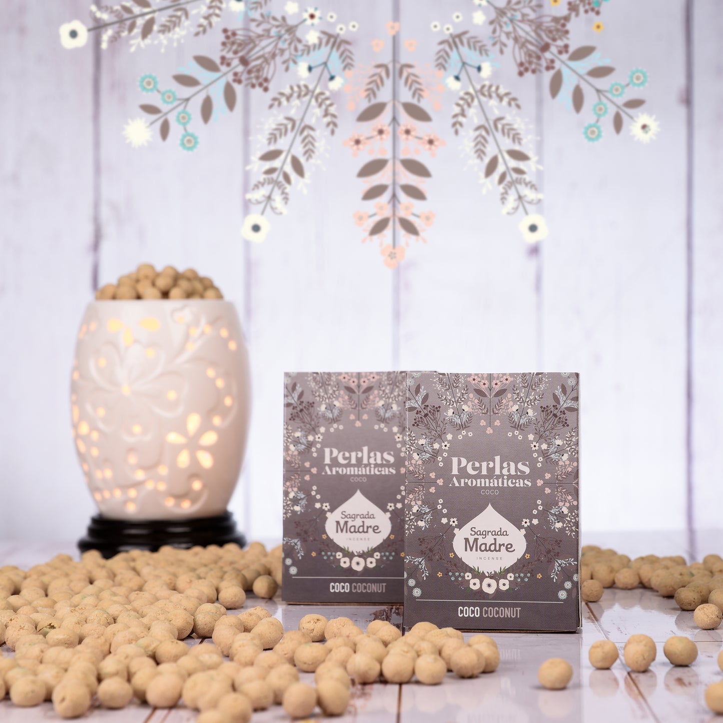 Perle aromatice cu Cocos pentru relații armonioase (SAGRADA MADRE - Perlas Aromaticas)