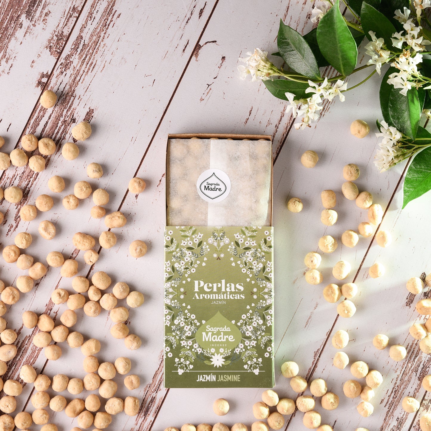 Perle aromatice cu Iasomie pentru liniște și echilibru (SAGRADA MADRE - Perlas Aromaticas)