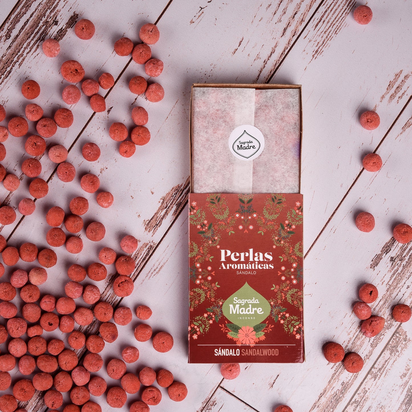 Perle aromatice cu Santal pentru introspecție (SAGRADA MADRE - Perlas Aromaticas)
