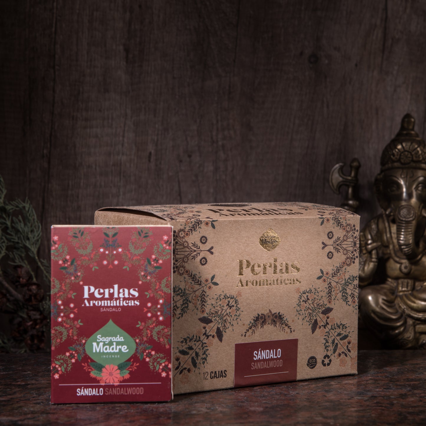 Perle aromatice cu Santal pentru introspecție (SAGRADA MADRE - Perlas Aromaticas)