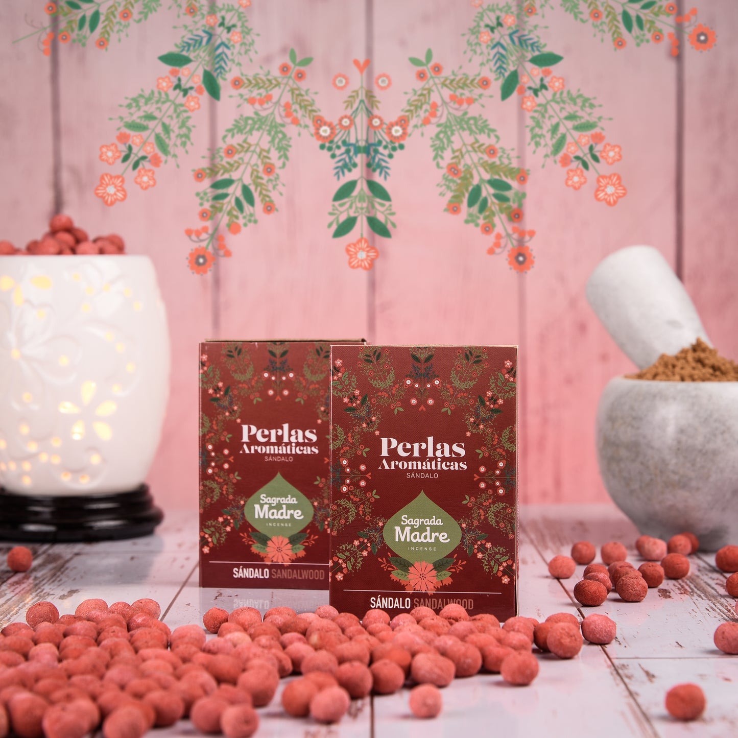 Perle aromatice cu Santal pentru introspecție (SAGRADA MADRE - Perlas Aromaticas)