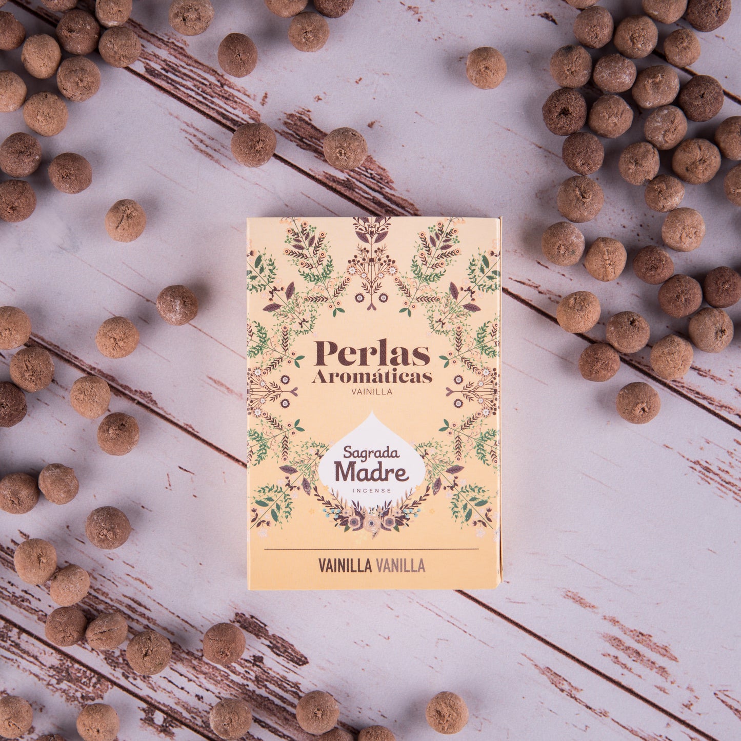 Perle aromatice cu Vanilie pentru calm și armonie (SAGRADA MADRE - Perlas Aromaticas)