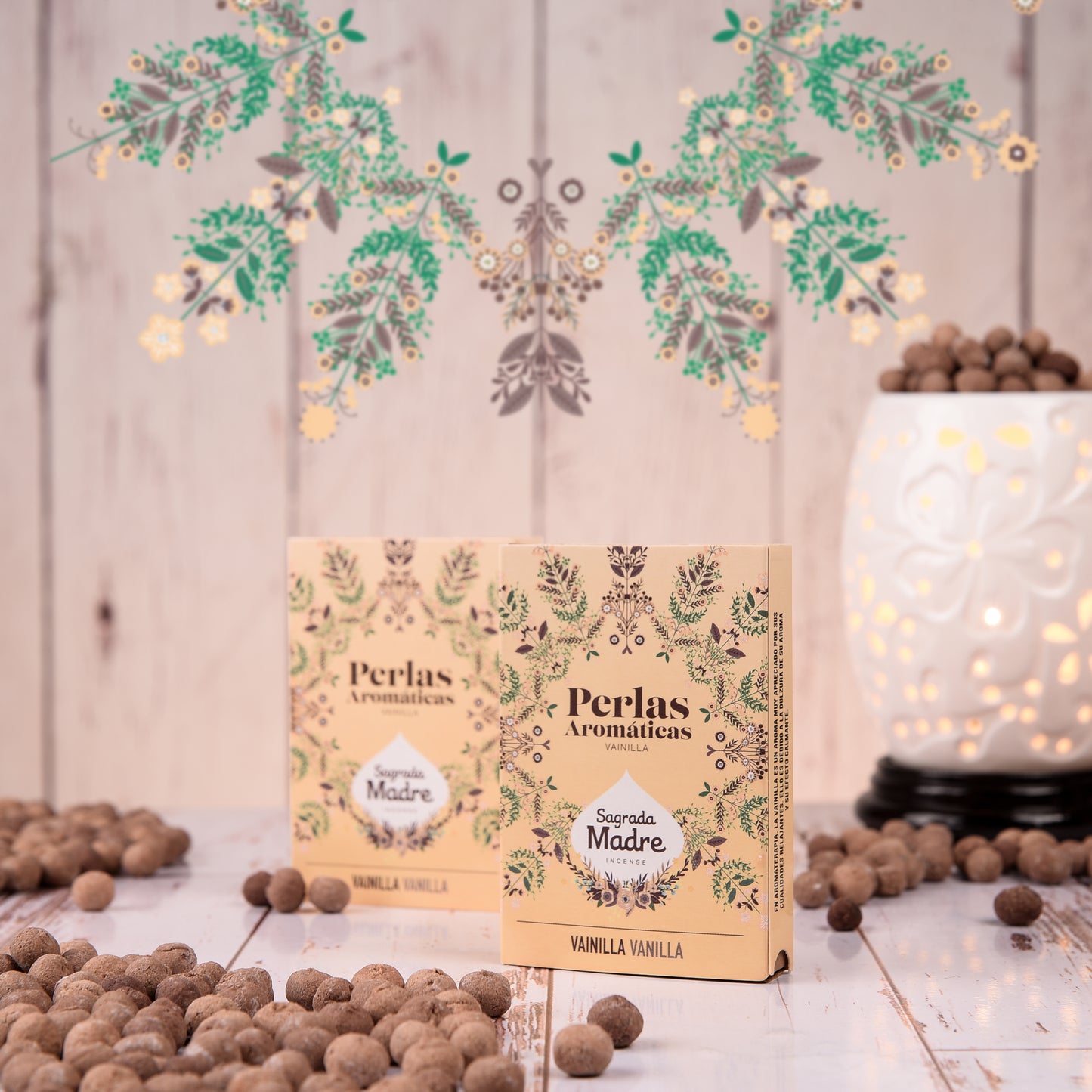 Perle aromatice cu Vanilie pentru calm și armonie (SAGRADA MADRE - Perlas Aromaticas)