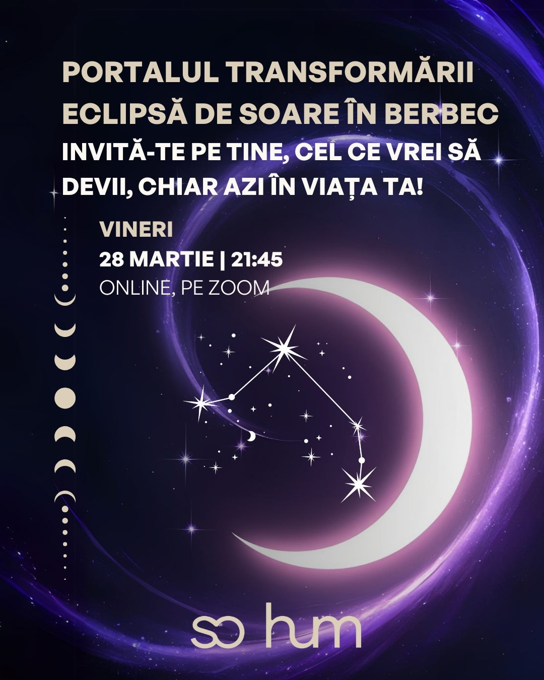 Portalul transformării – Eclipsă de Soare în Berbec: Invită-te pe tine, cel ce vrei să devii, chiar azi în viața ta