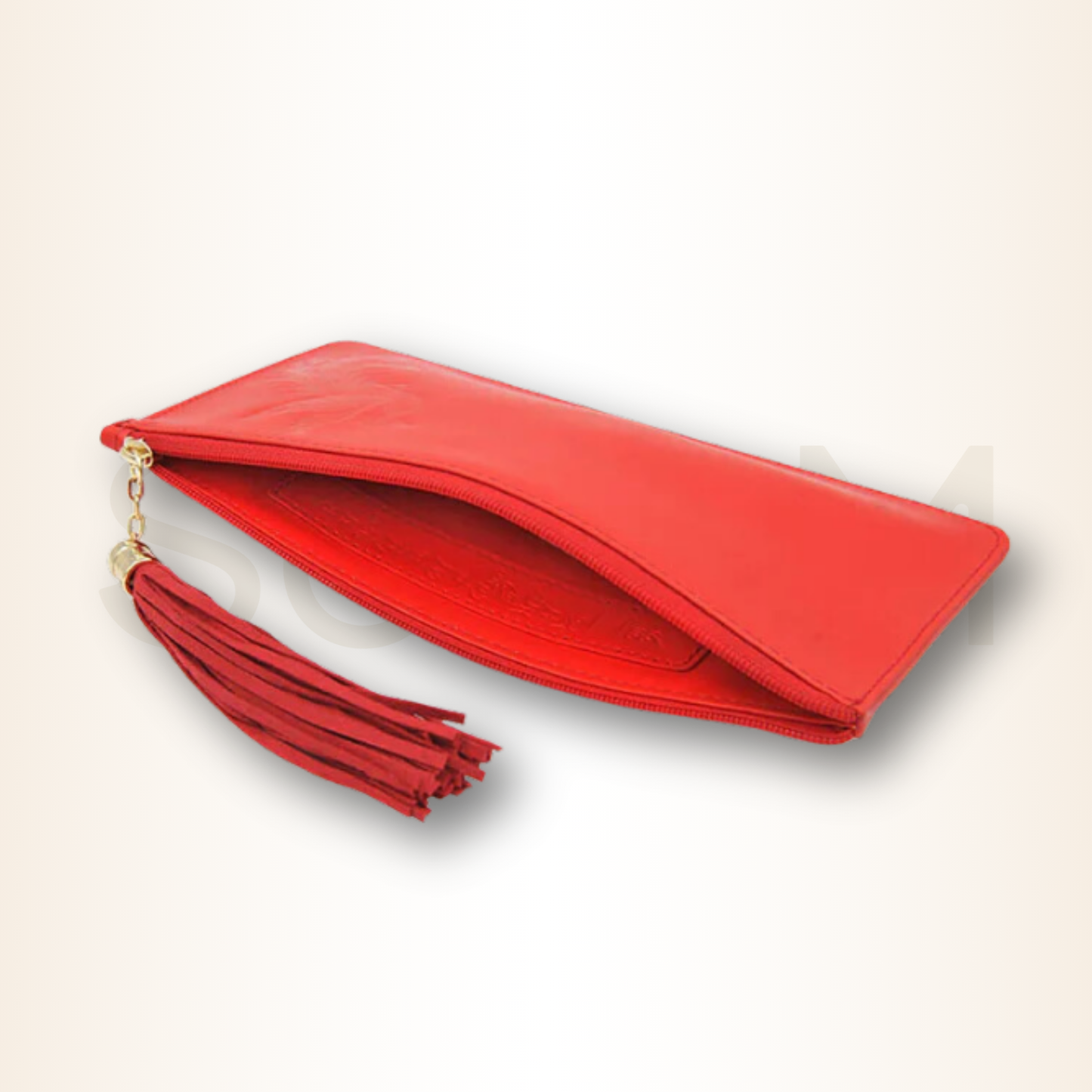 Portofelul de Prosperitate Phoenix Roșu - cu mantra de îmbogățire