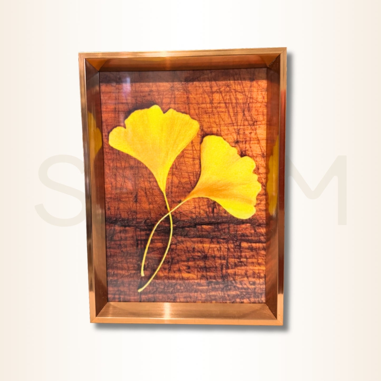 Tablou cu frunze de Ginkgo - pentru echilibru, longevitate și armonie în relații