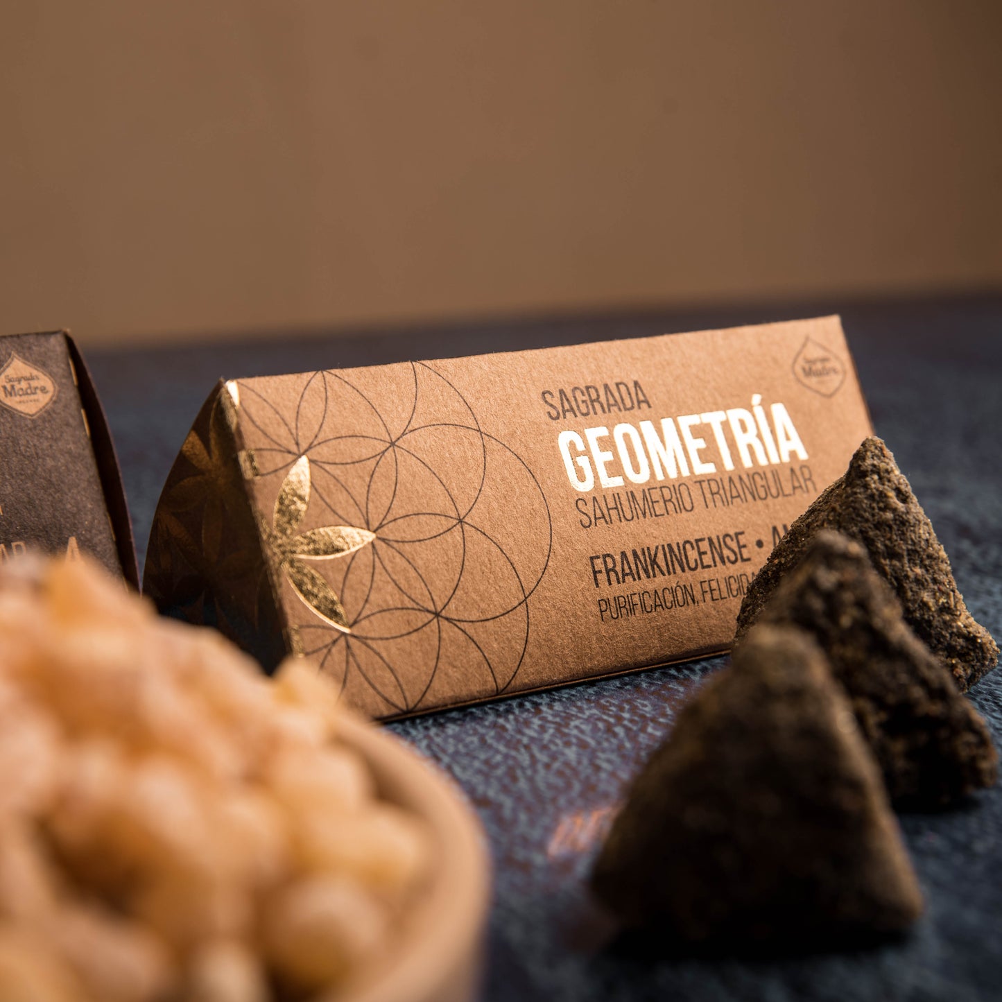 Triunghiuri energetice cu Ambră și Olibanum pentru purificare, fericire și liniște (SAGRADA MADRE – Geometria Sacra Astrala)