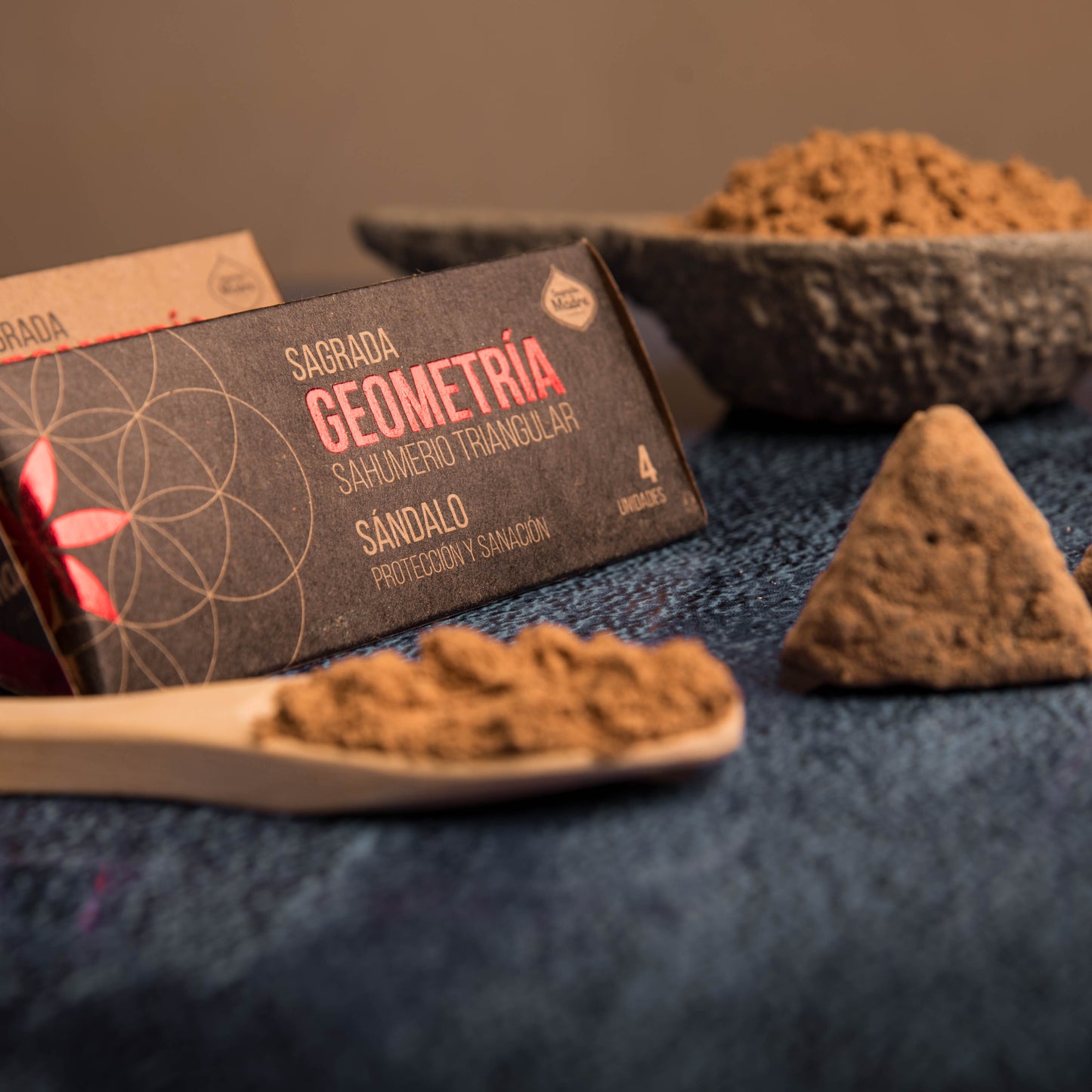 Triunghiuri energetice cu Santal pentru protecție și vindecare (SAGRADA MADRE – Geometria Sacra Astrala)