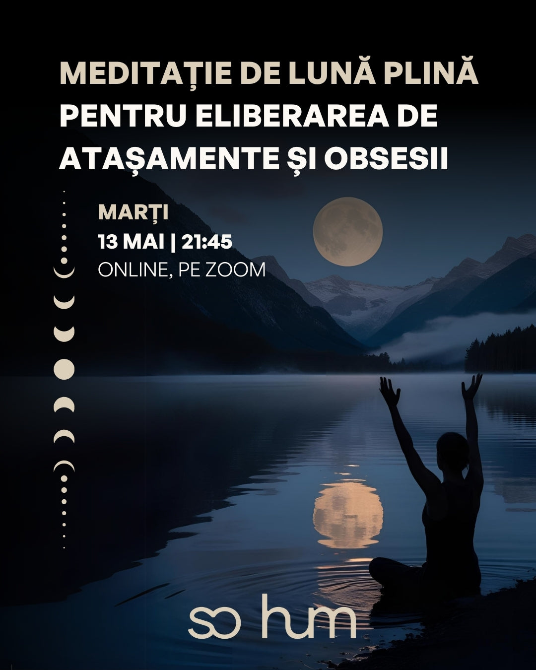 Meditație de Lună Plină pentru eliberarea de atașamente și obsesii