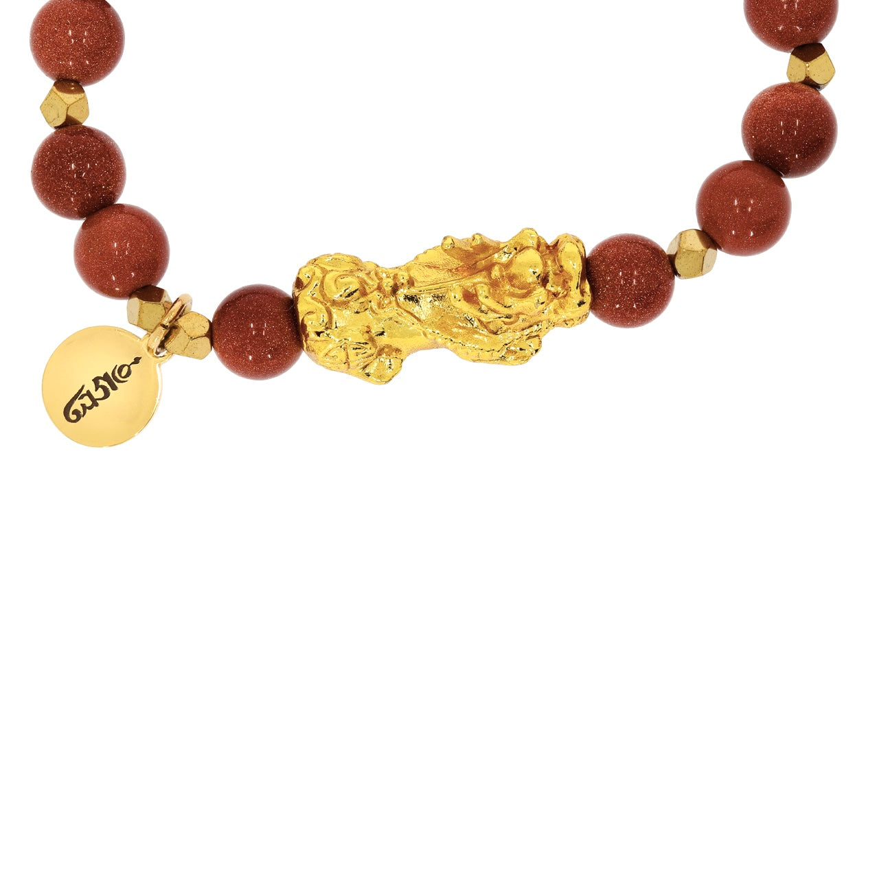 Brățara Pi Xiu cu Piatra Soarelui pentru abundență și sănătate