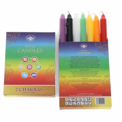 Set lumanari ritualizate 7 CHAKRAS - Pentru echilibrarea energiilor personale