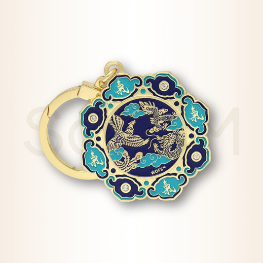 Amuleta Forței Vitale cu Phoenix și Dragon - pentru putere și curaj