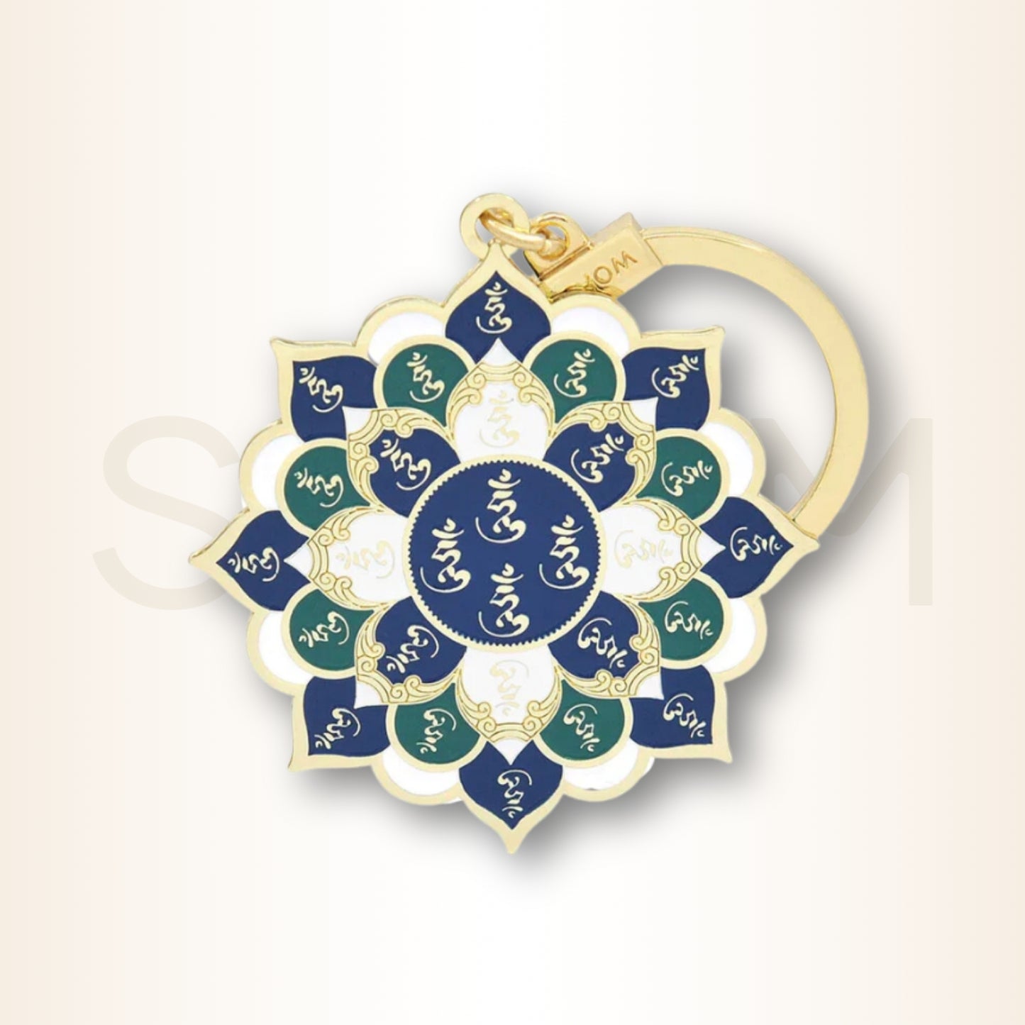 Amuleta de Protecție cu Mandala Lotusului și 28 HUM - pentru protecție de cele văzute și nevăzute
