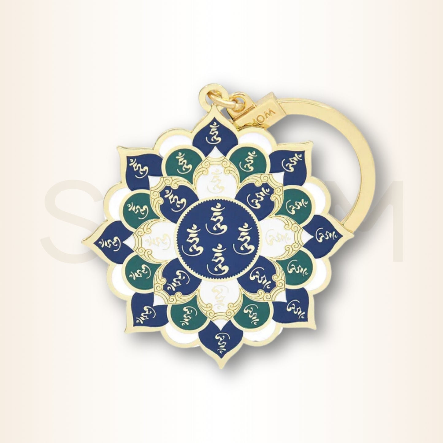 Amuleta de Protecție cu Mandala Lotusului și 28 HUM - pentru protecție de cele văzute și nevăzute