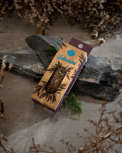 Baghetă S de smudging cu 7 ierburi pentru înțelepciune și creativitate (SAGRADA MADRE – Sahumito)