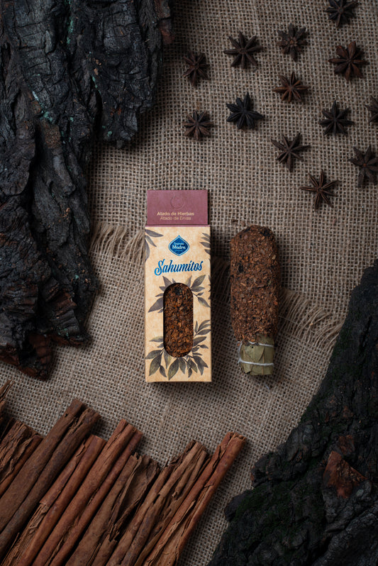 Baghetă S de smudging cu Anason și Scorțișoară pentru iubire și prosperitate (SAGRADA MADRE – Sahumito)