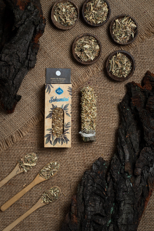 Baghetă S de smudging cu Ruda pentru protecție, purificare și transmutare (SAGRADA MADRE – Sahumito)