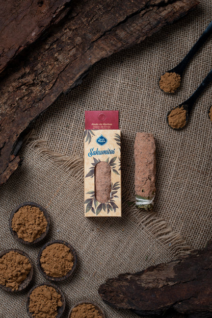 Baghetă S de smudging cu Santal pentru armonie, introspecție și vindecare (SAGRADA MADRE – Sahumito)