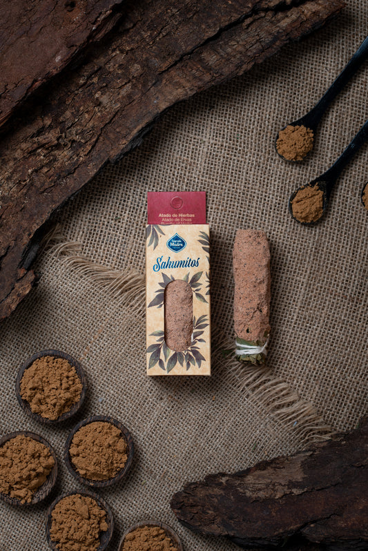 Baghetă S de smudging cu Santal pentru armonie, introspecție și vindecare (SAGRADA MADRE – Sahumito)